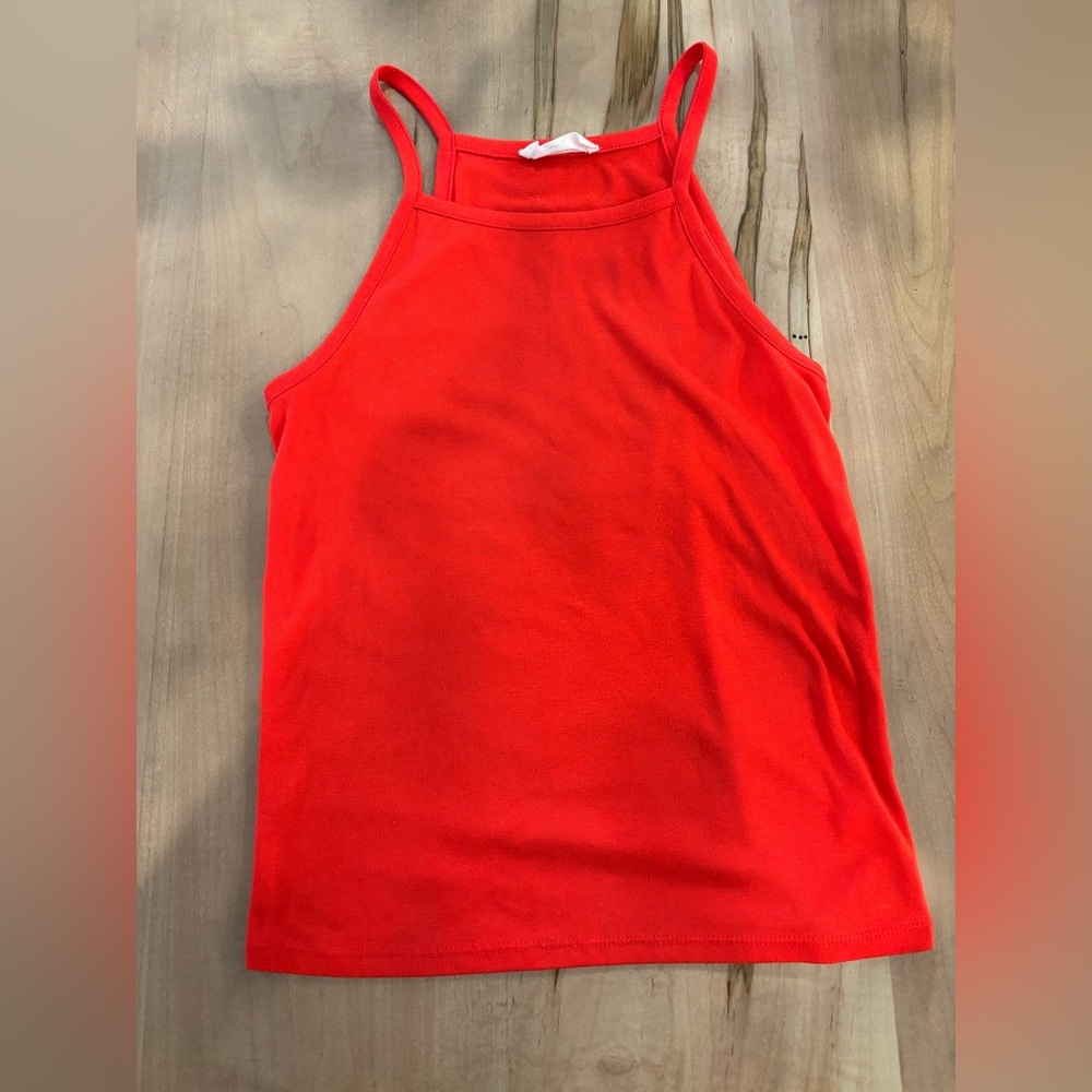 Women's Red Sleeveless Top